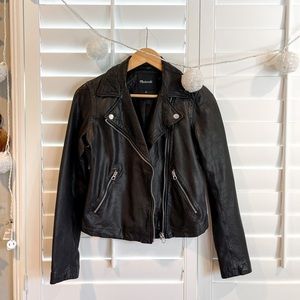 Madewell Black Leather Jacket